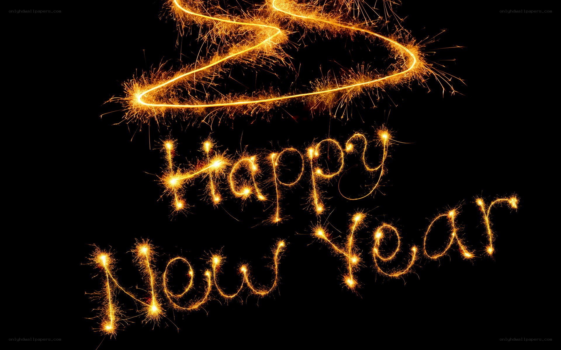Happy New Year sparkler