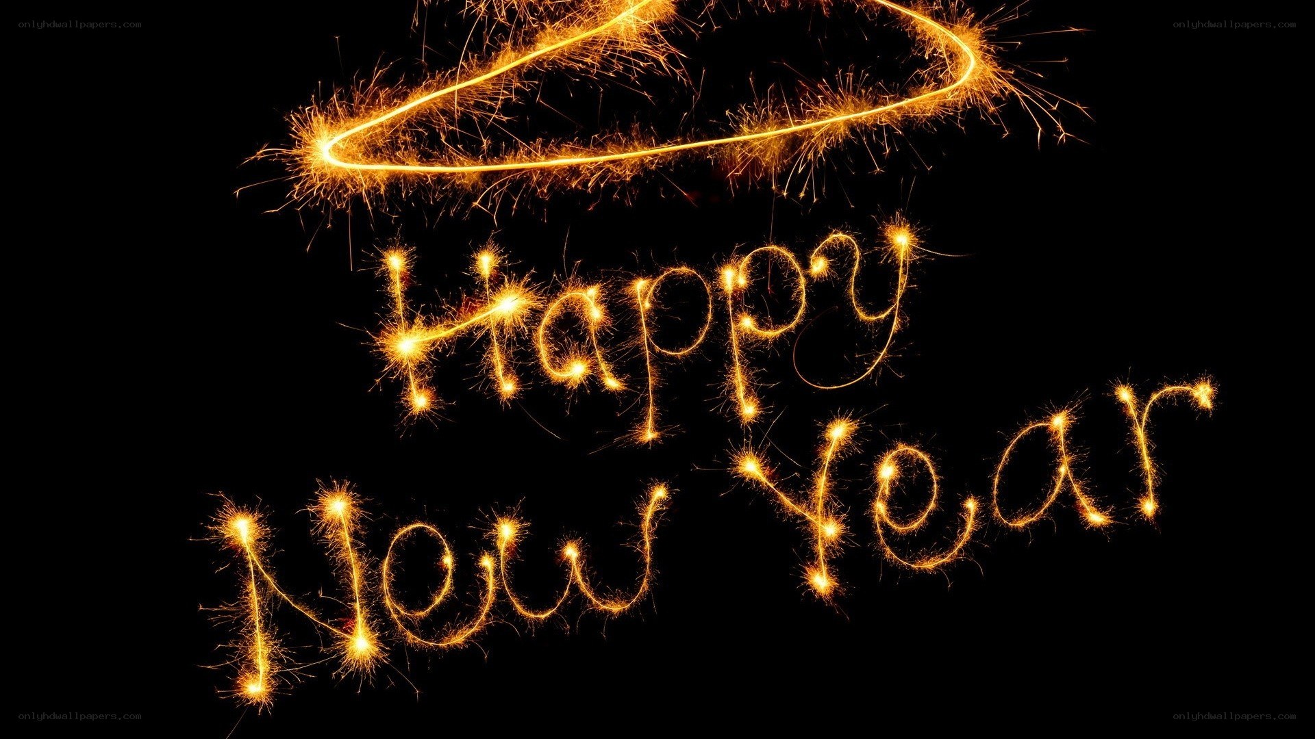 Happy New Year sparkler