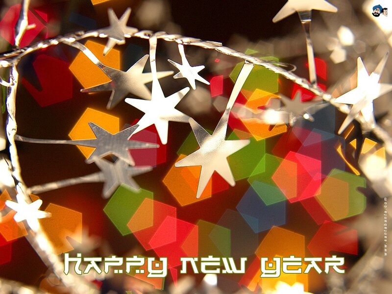 Happy New Year stars