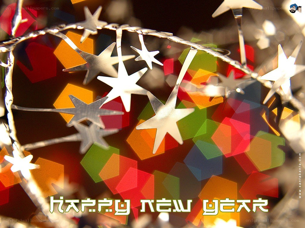 Happy New Year stars