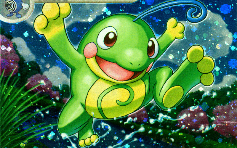 Happy Pokémon card illustration