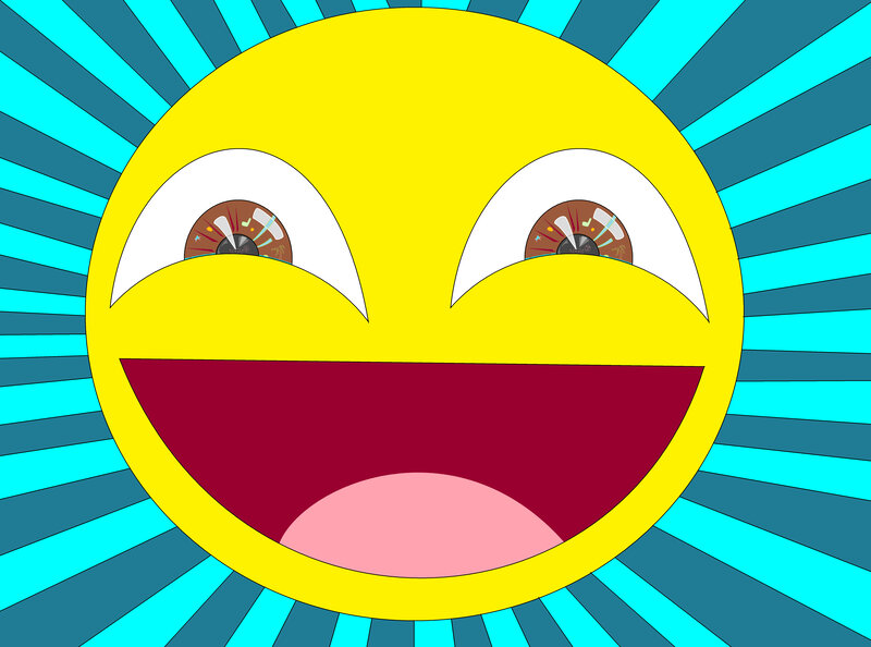 happy sun emoji