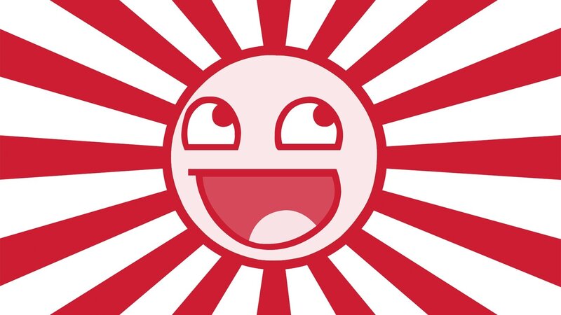 happy sun with red rays