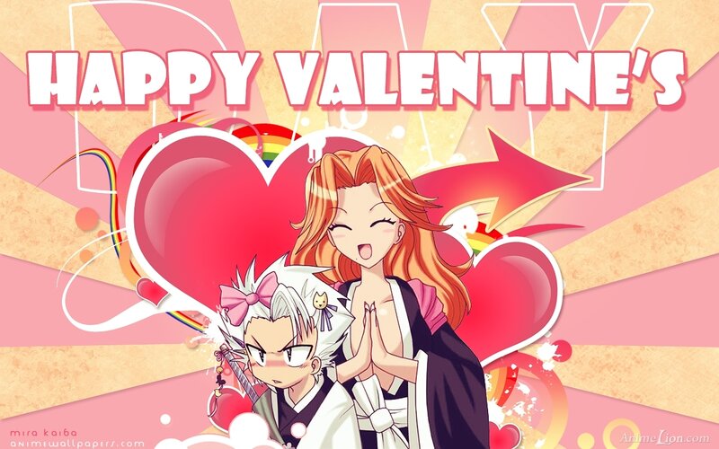 Happy Valentine's Day anime art