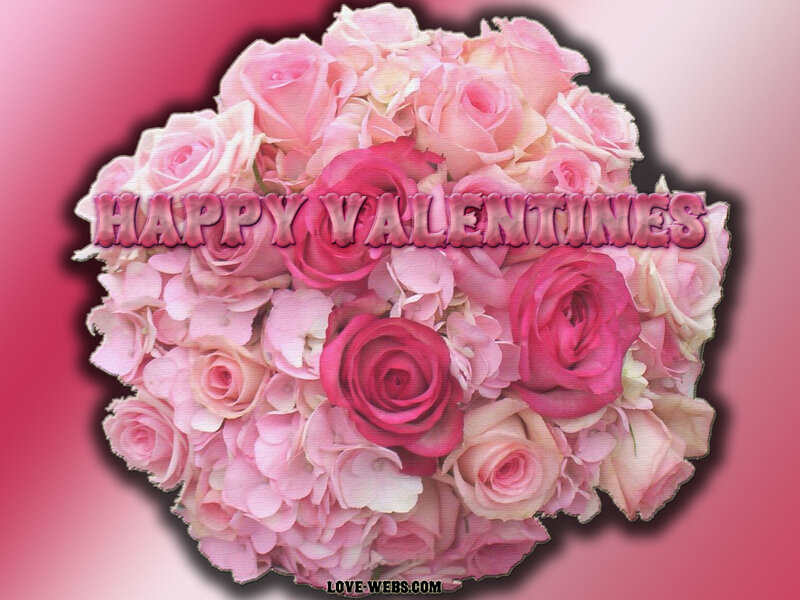 Happy Valentine's Day bouquet