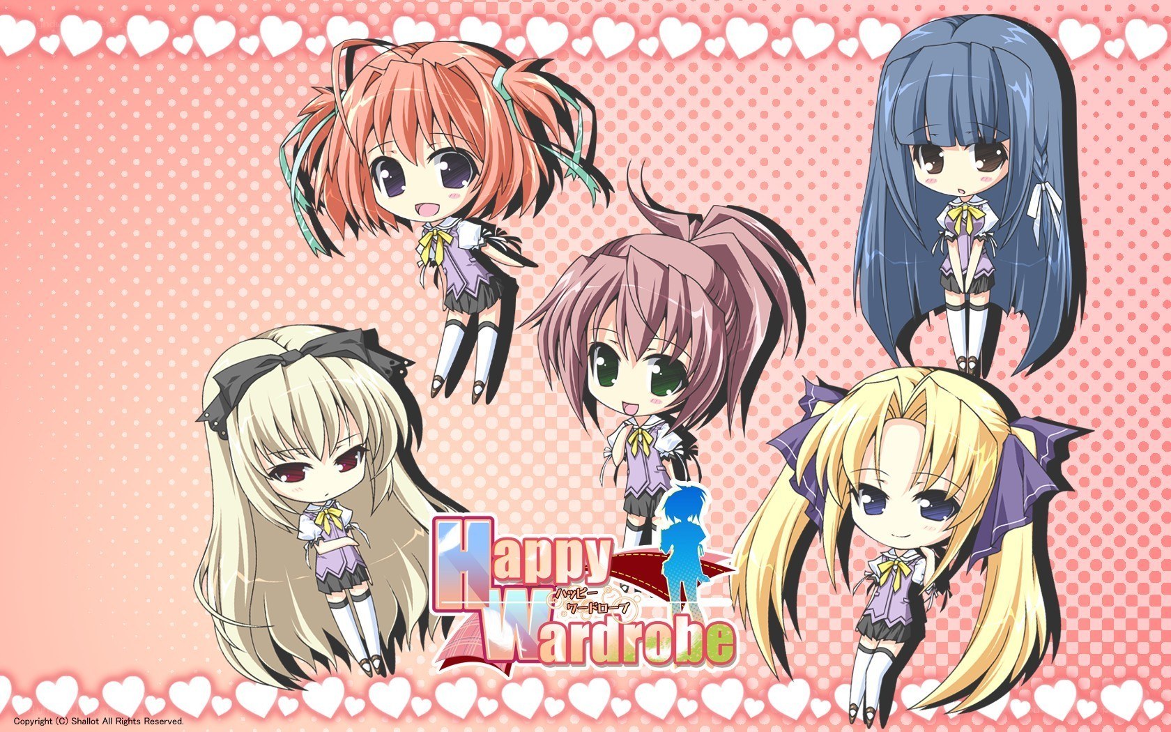 Happy Wardrobe chibi characters