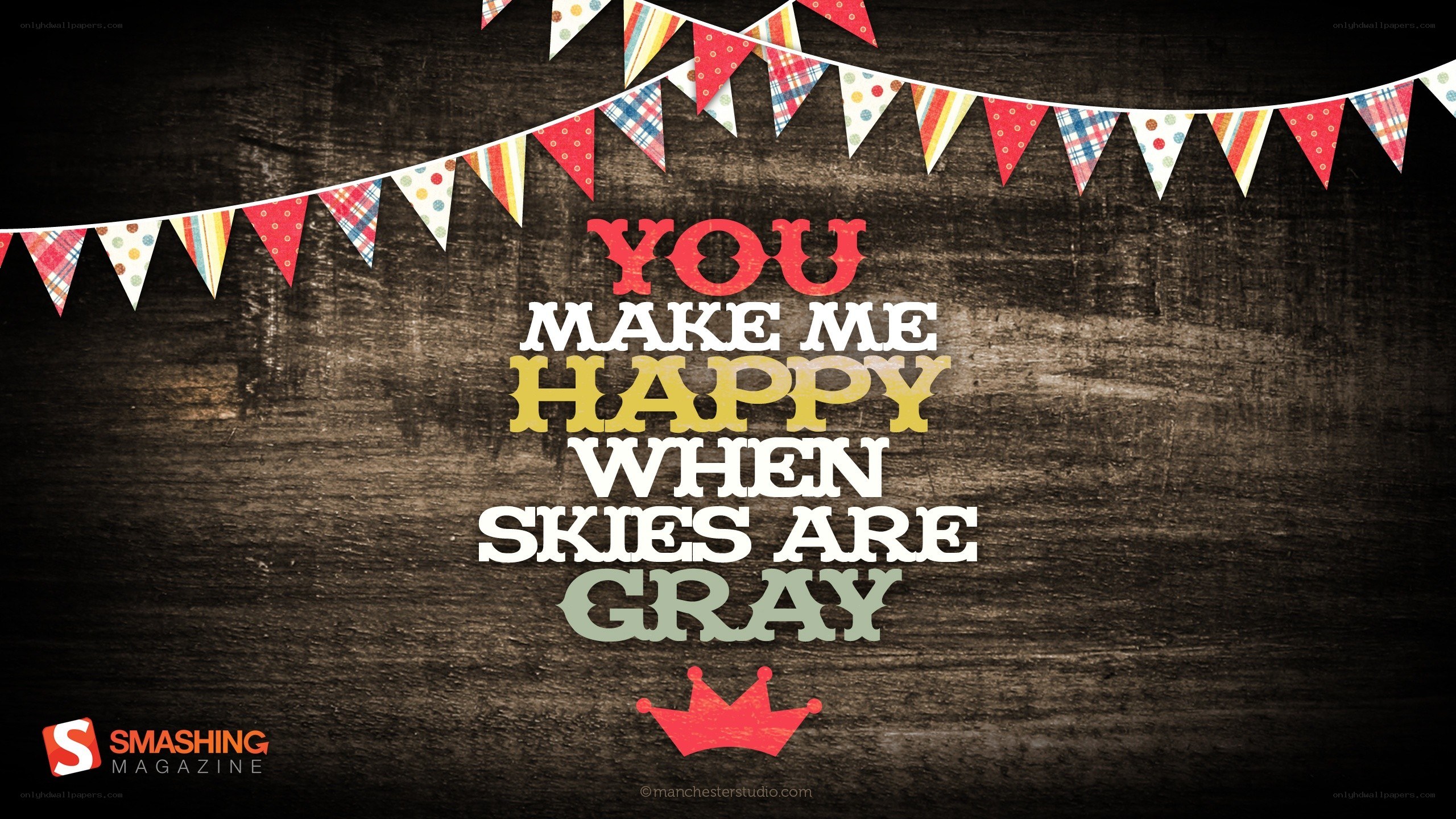 happy when skies are gray