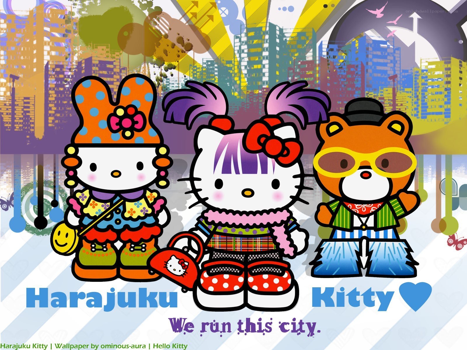Harajuku Kitty City Art