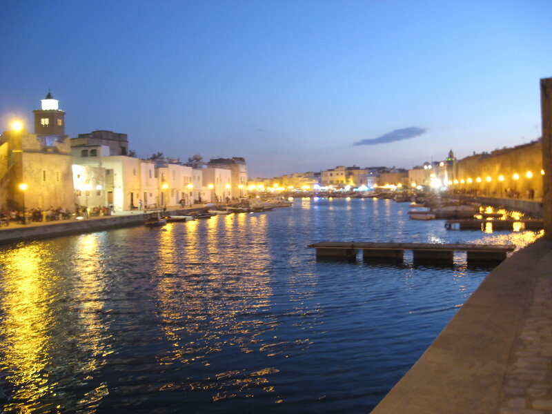 Harbor at Dusk — Blue, Calm, Night, Photograph