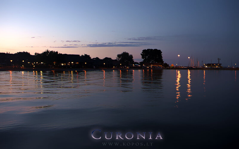 Harbor at Dusk — Blue, Serene, Sunset