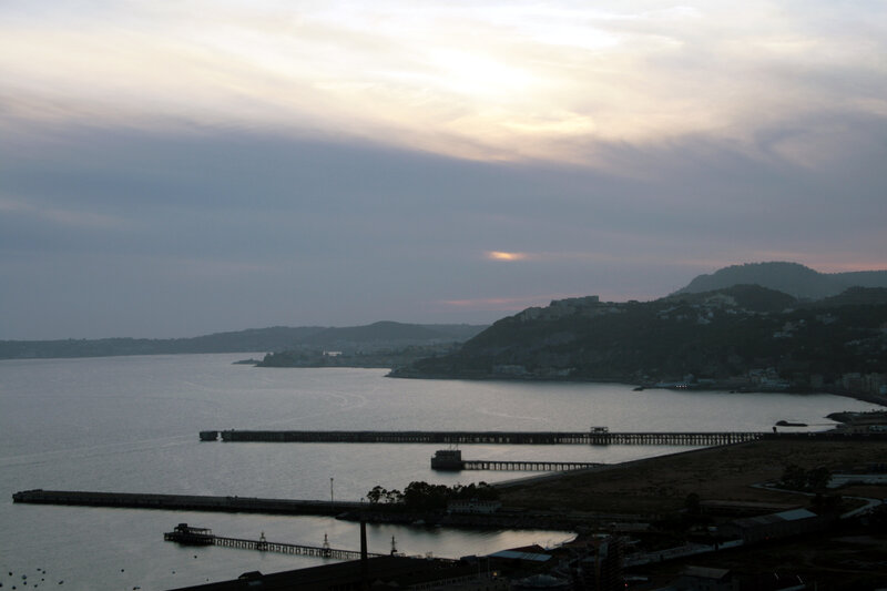 Harbor at Dusk — Gray