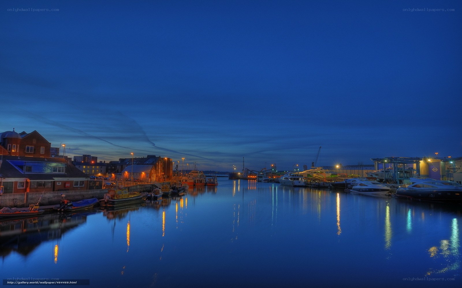 harbor at twilight