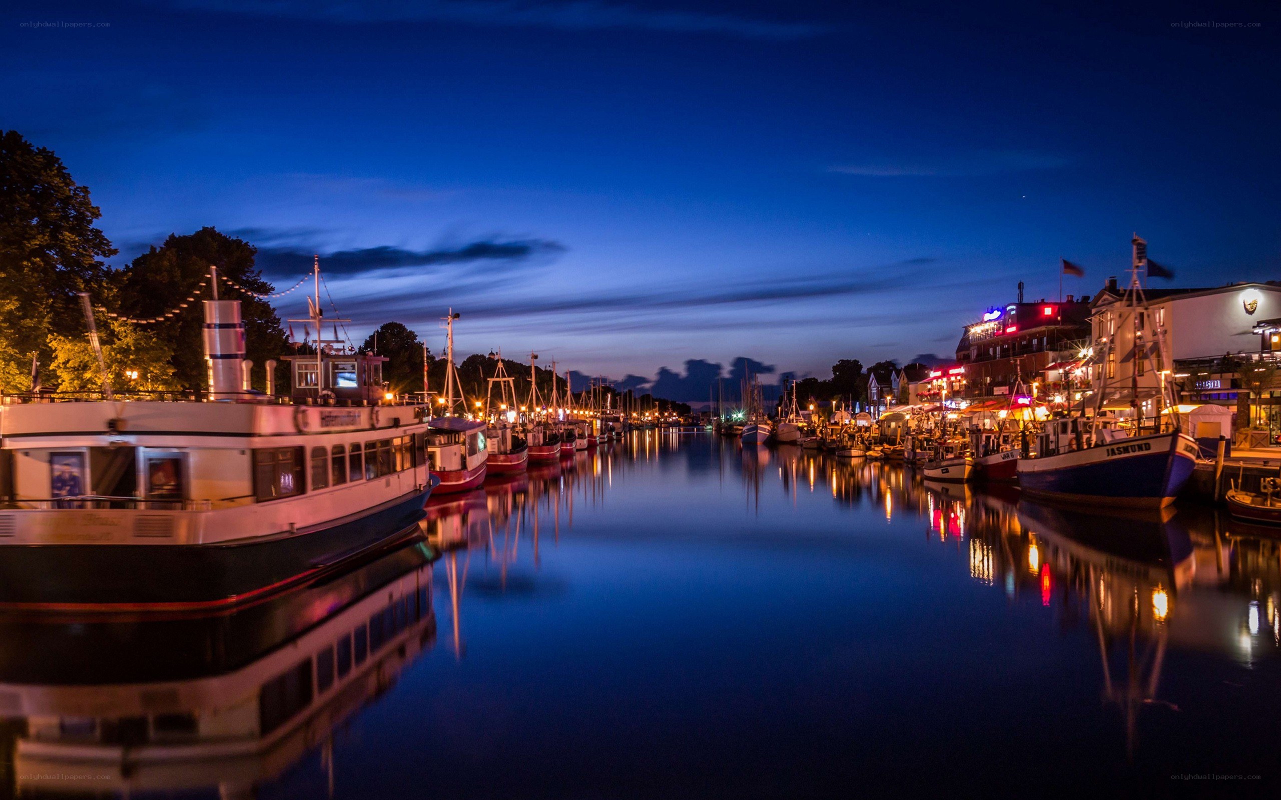 harbor at twilight