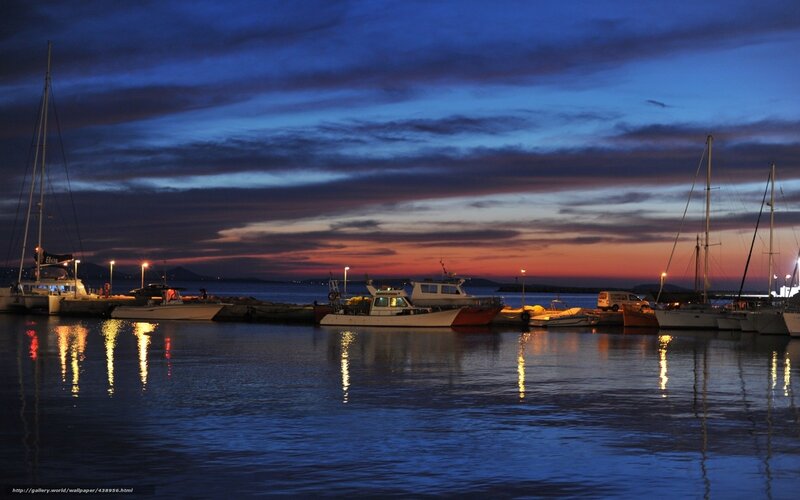 harbor at twilight