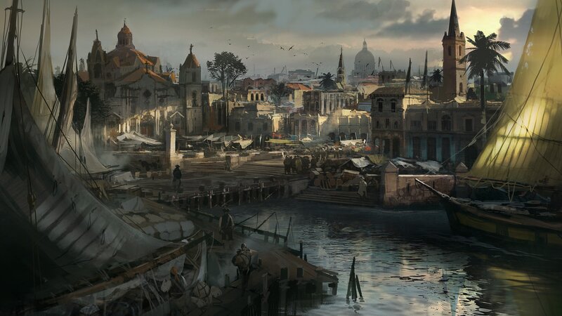 Harbor Cityscape