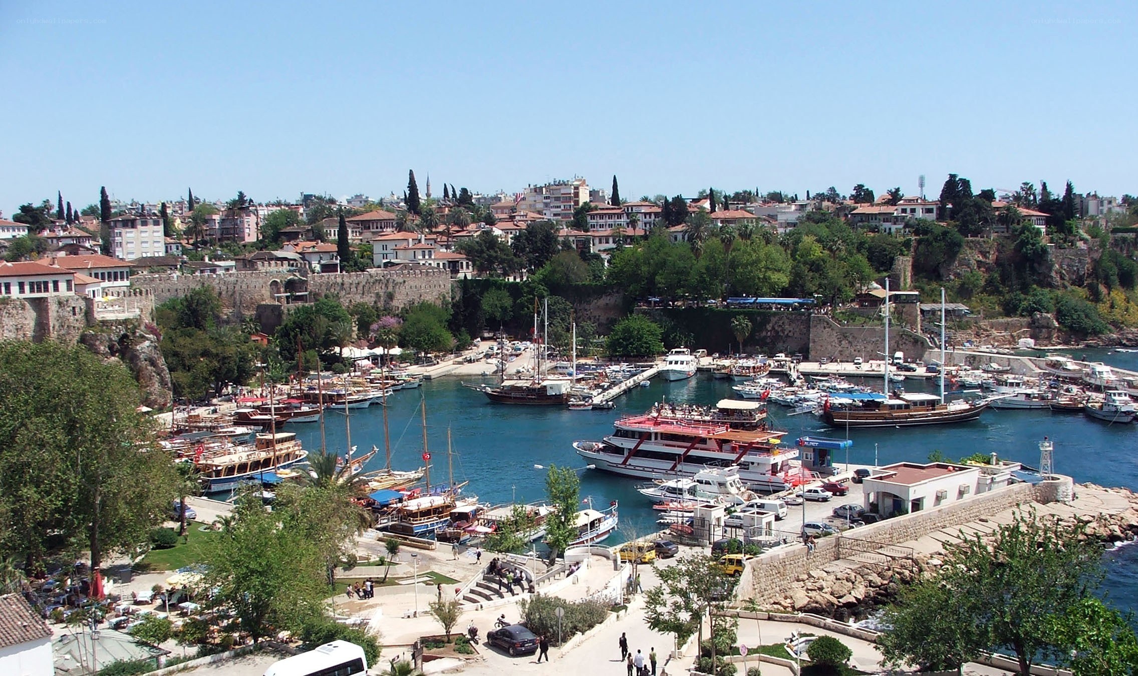 harbor in ancient city