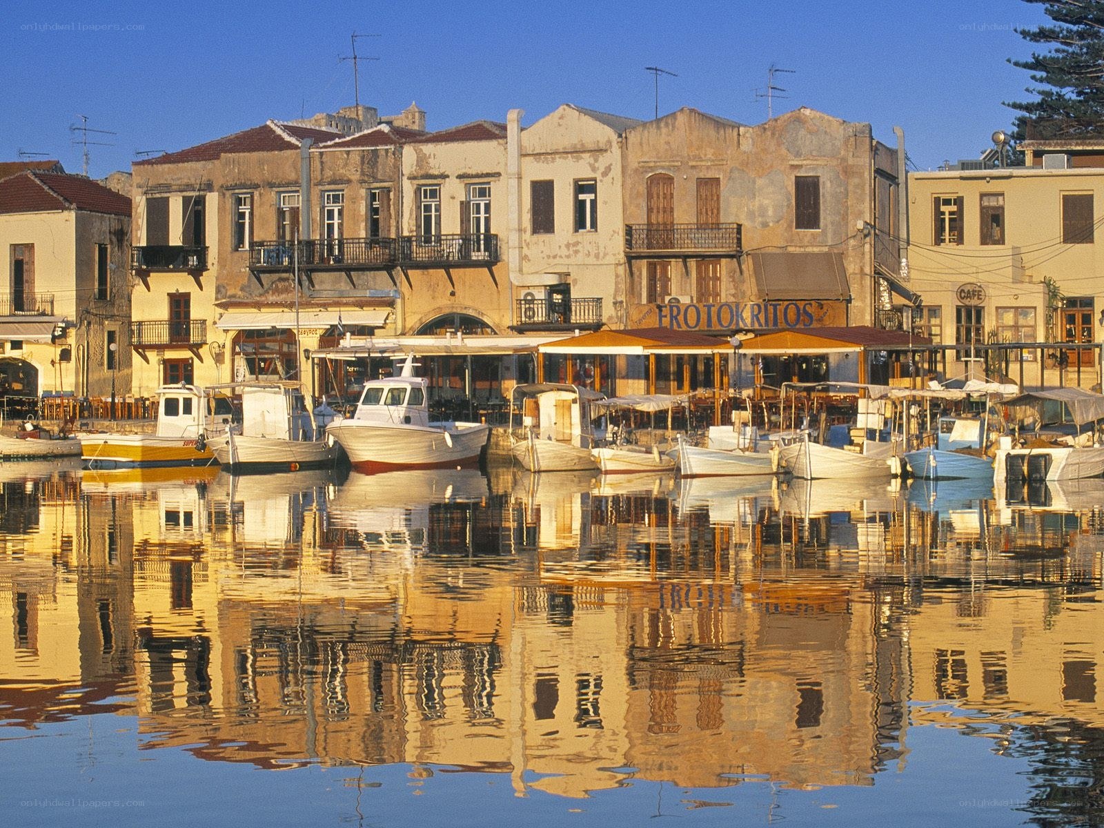 Harbor in Chania, Crete