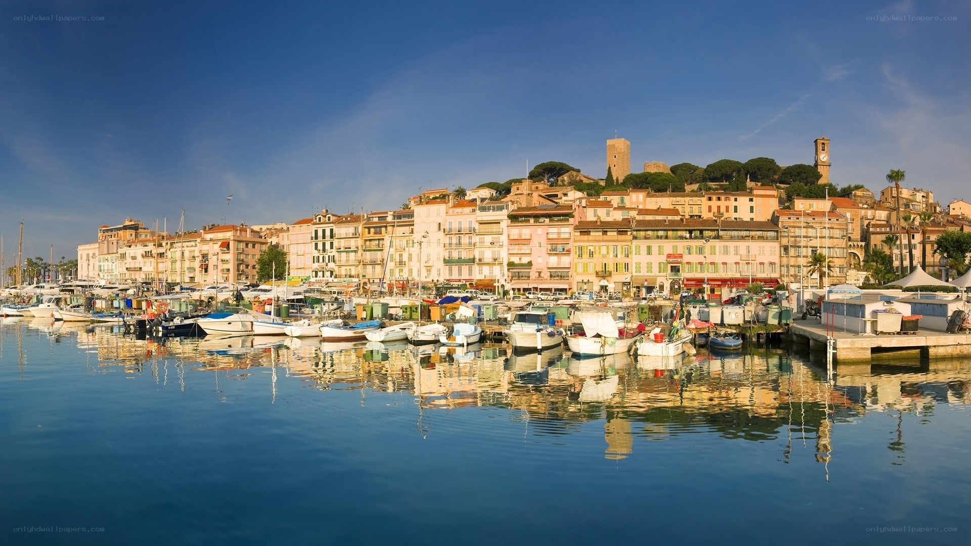 Harbor town in France