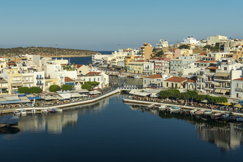 Harbor Town in Greece — Blue, Serene, Afternoon