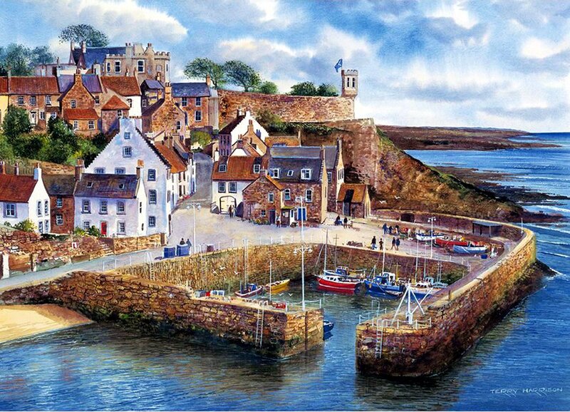 Harbor Town on Hill