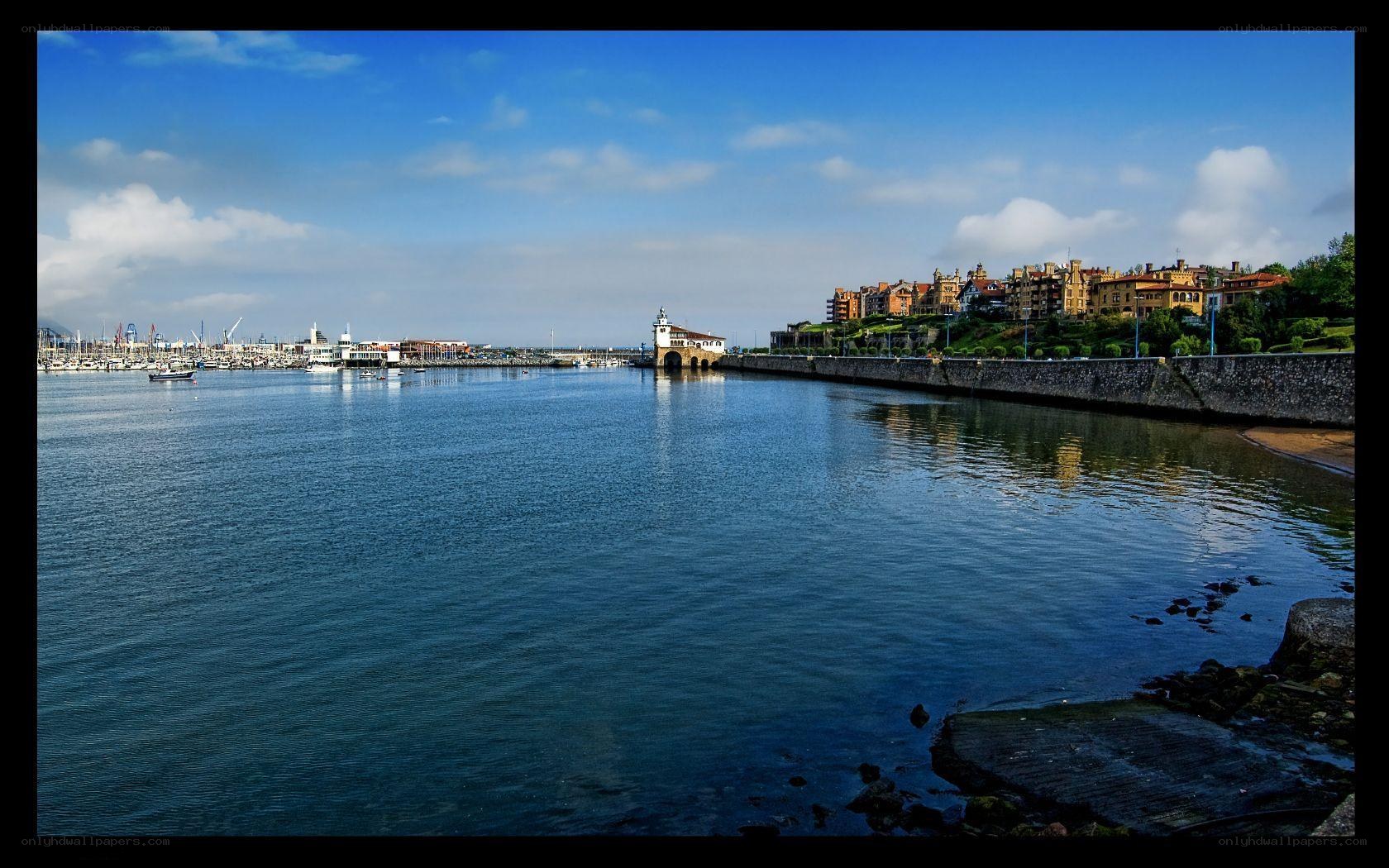 harbor view with buildings