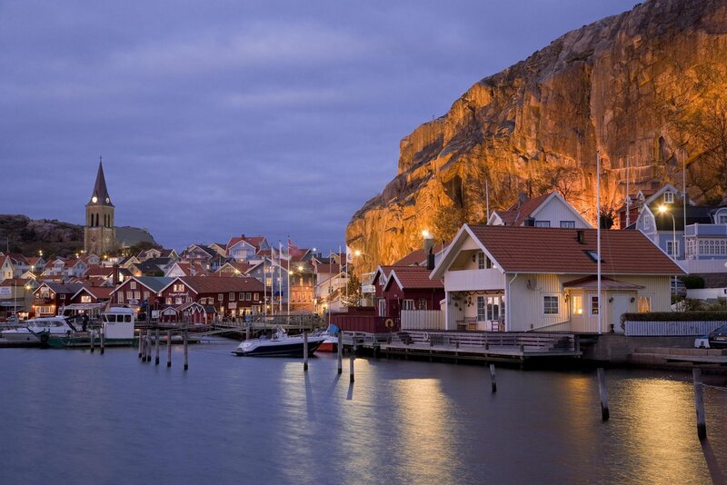 Harbor Village at Dusk