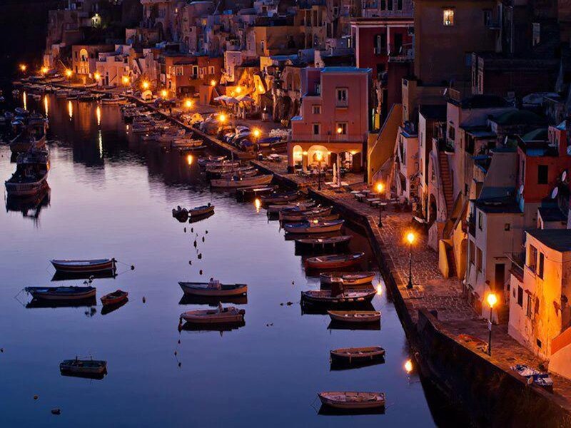 Harbor Village at Night