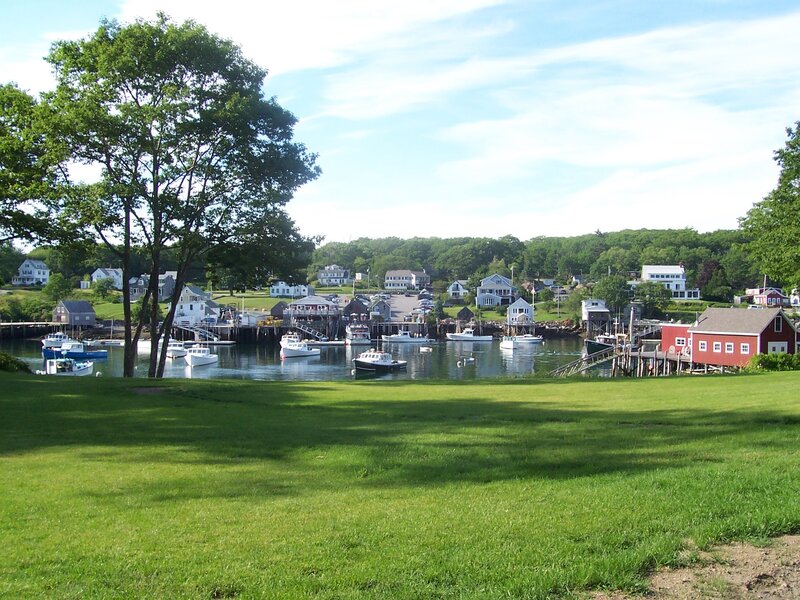 Harbor Village with Boats