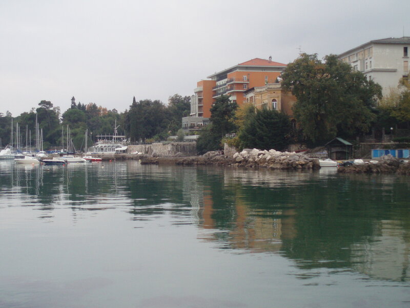harbor with boats and buildings