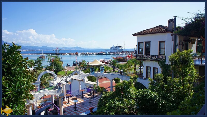 Harbor with Cruise Ship