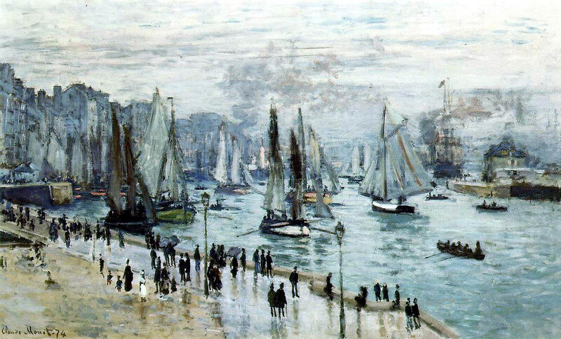 Harbor with Sailing Boats