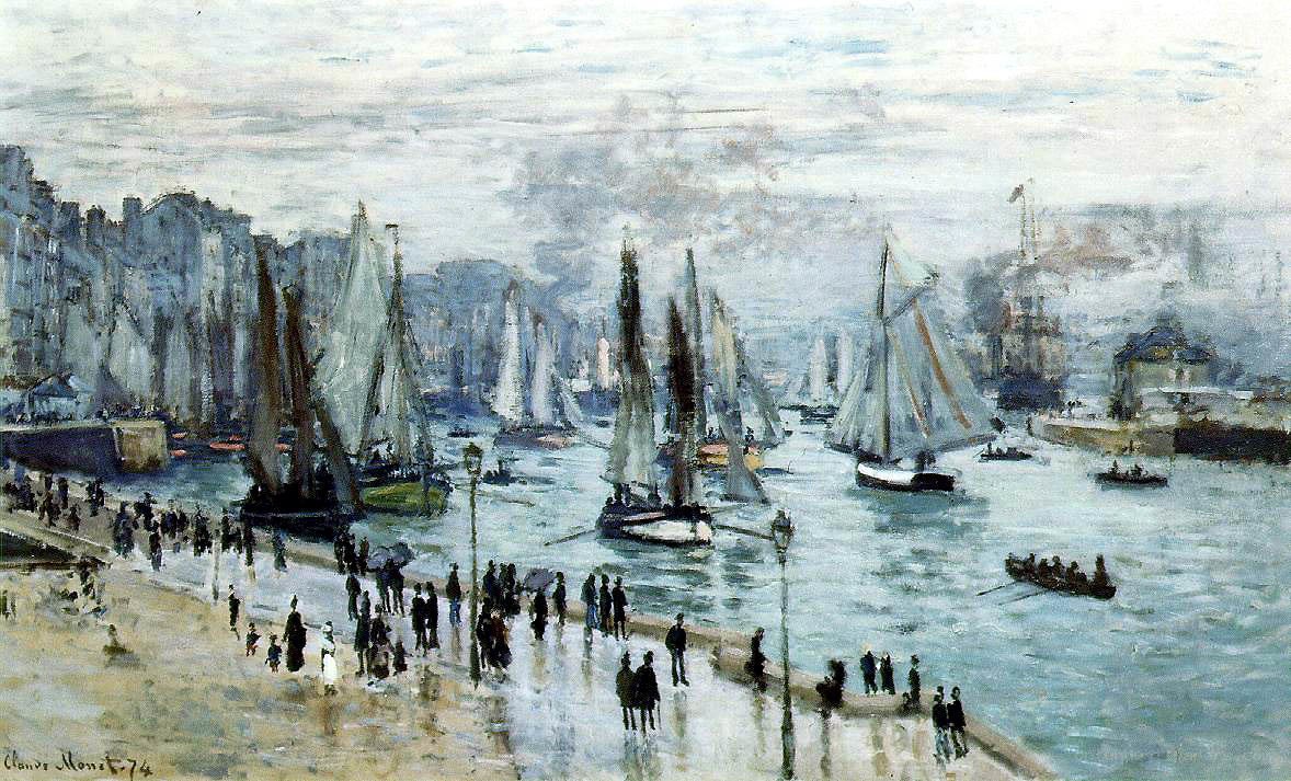 Harbor with Sailing Boats