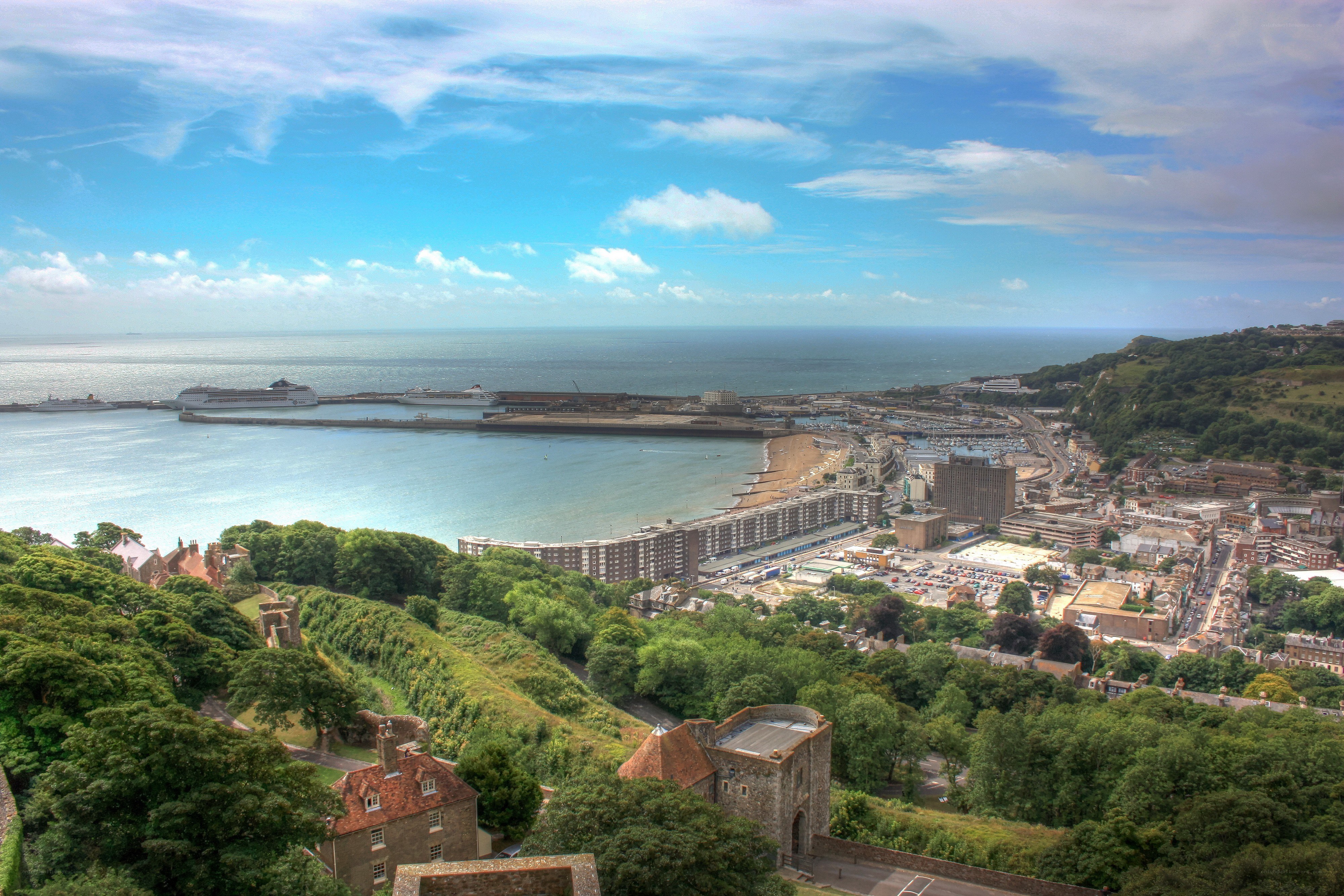Harbour view of Dover