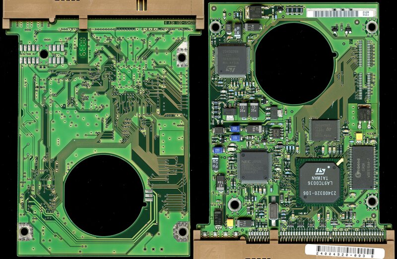 Hard drive circuit boards