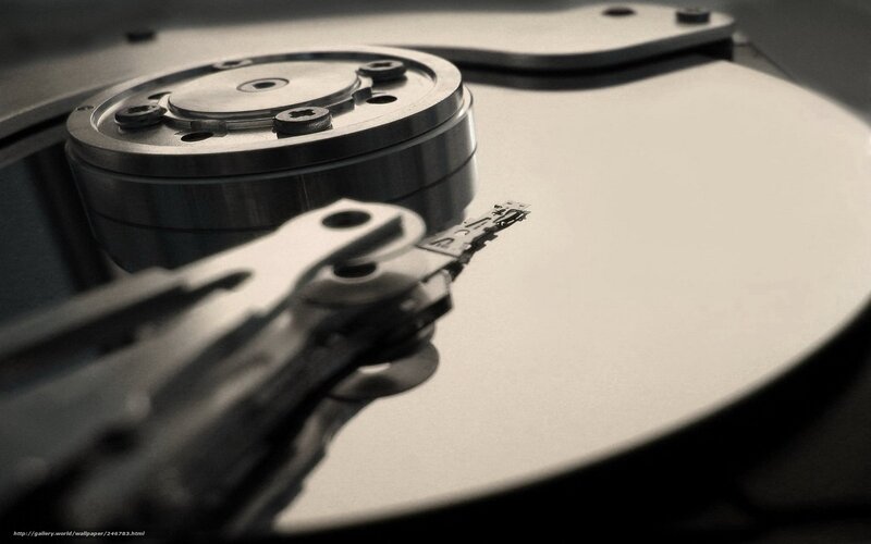 Hard Drive Internals — Black, Technical, Photograph