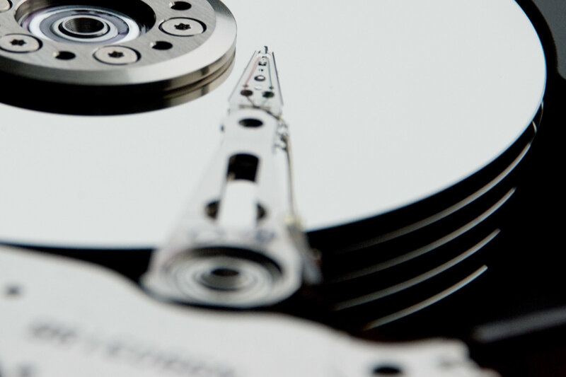 Hard Drive Internals — White, Technical