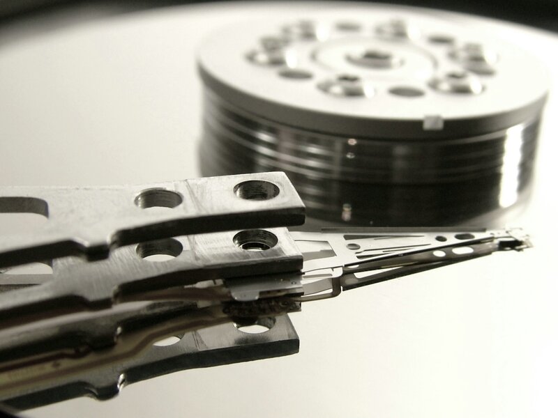 Hard Drive Internals — White