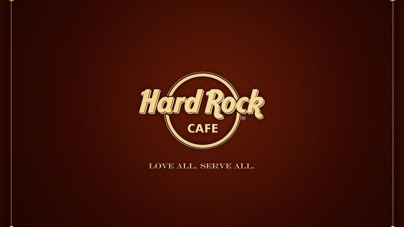 Hard Rock Cafe Logo — Brown