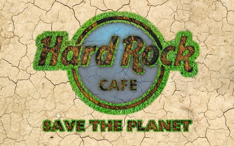 Hard Rock Cafe Logo — Green