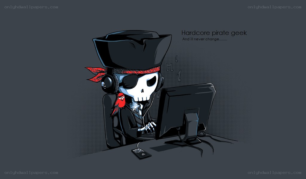 hardcore pirate geek