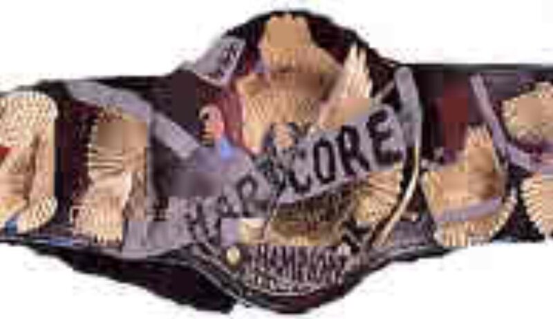 hardcore wrestling championship belt