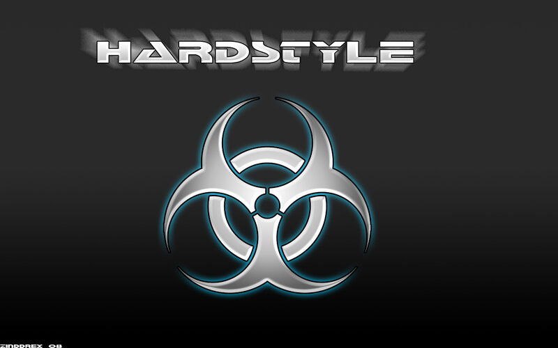 Hardstyle biohazard logo