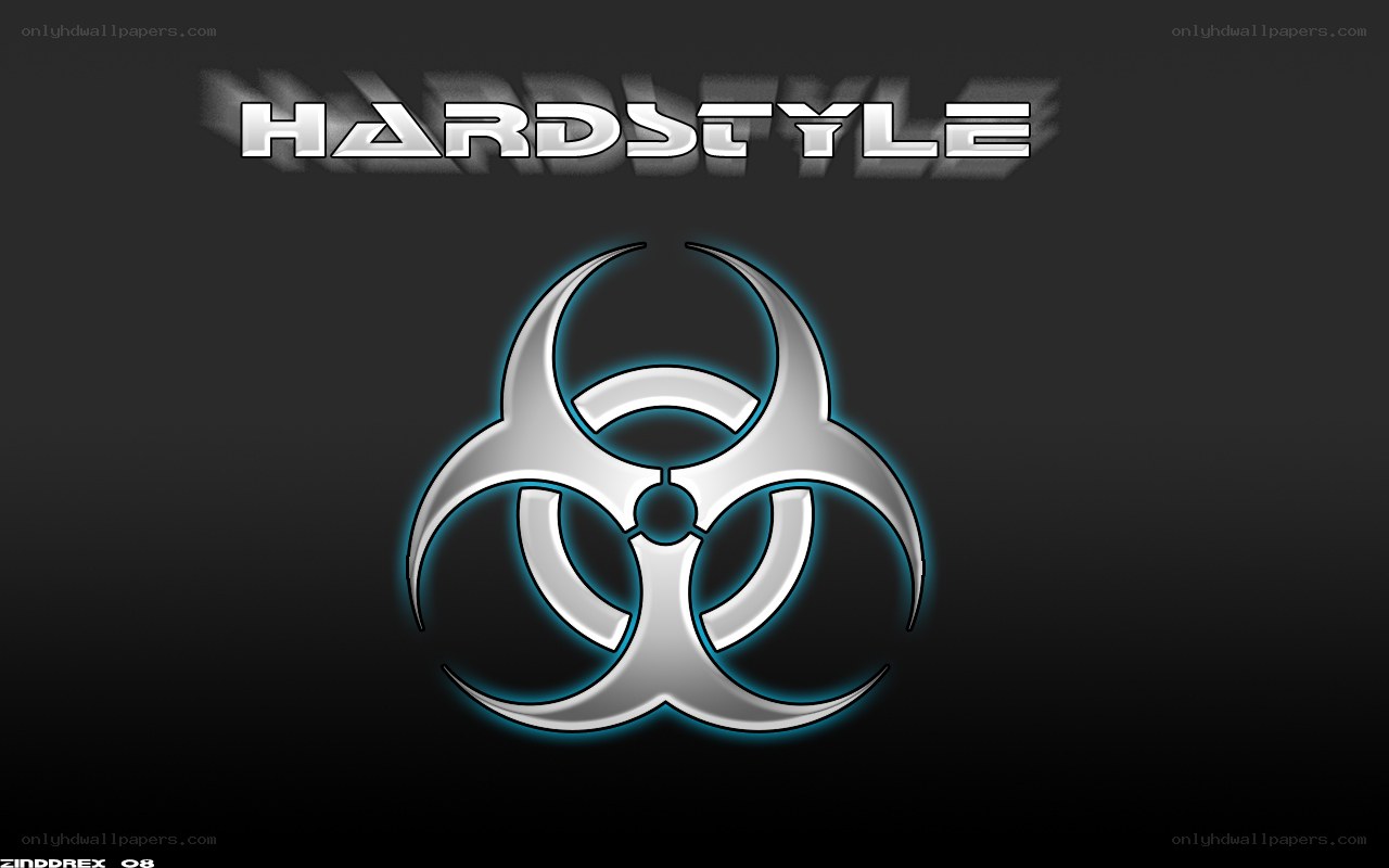 Hardstyle biohazard logo