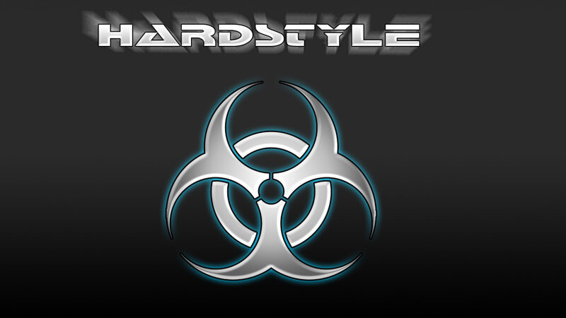 Hardstyle biohazard symbol