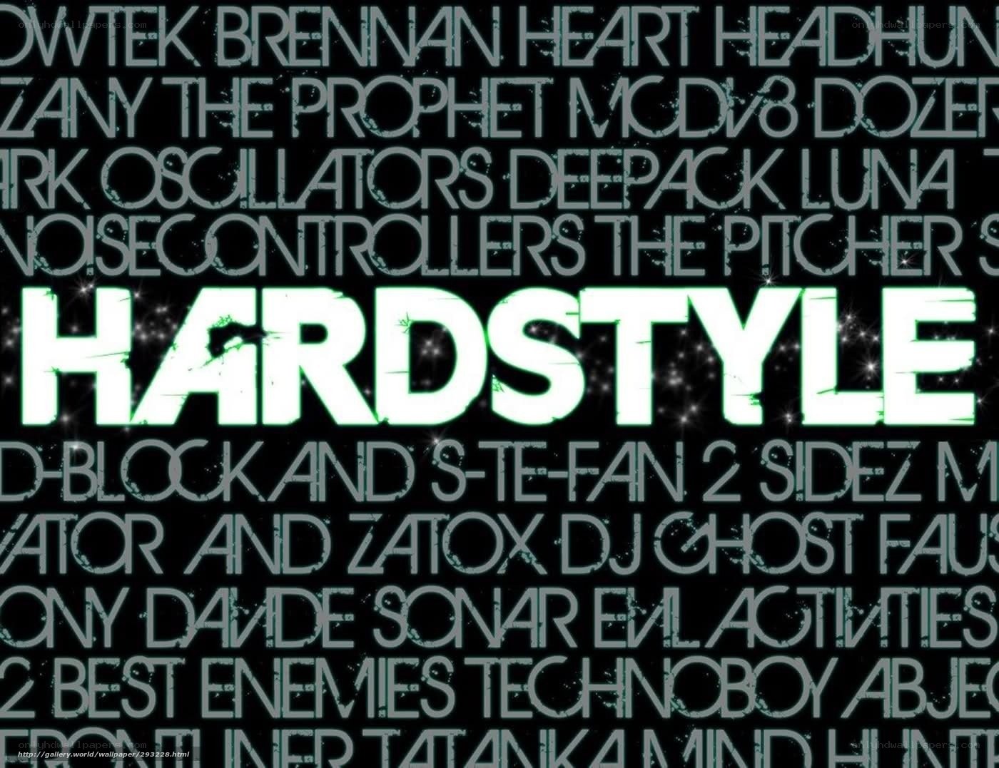 Hardstyle music artist collage