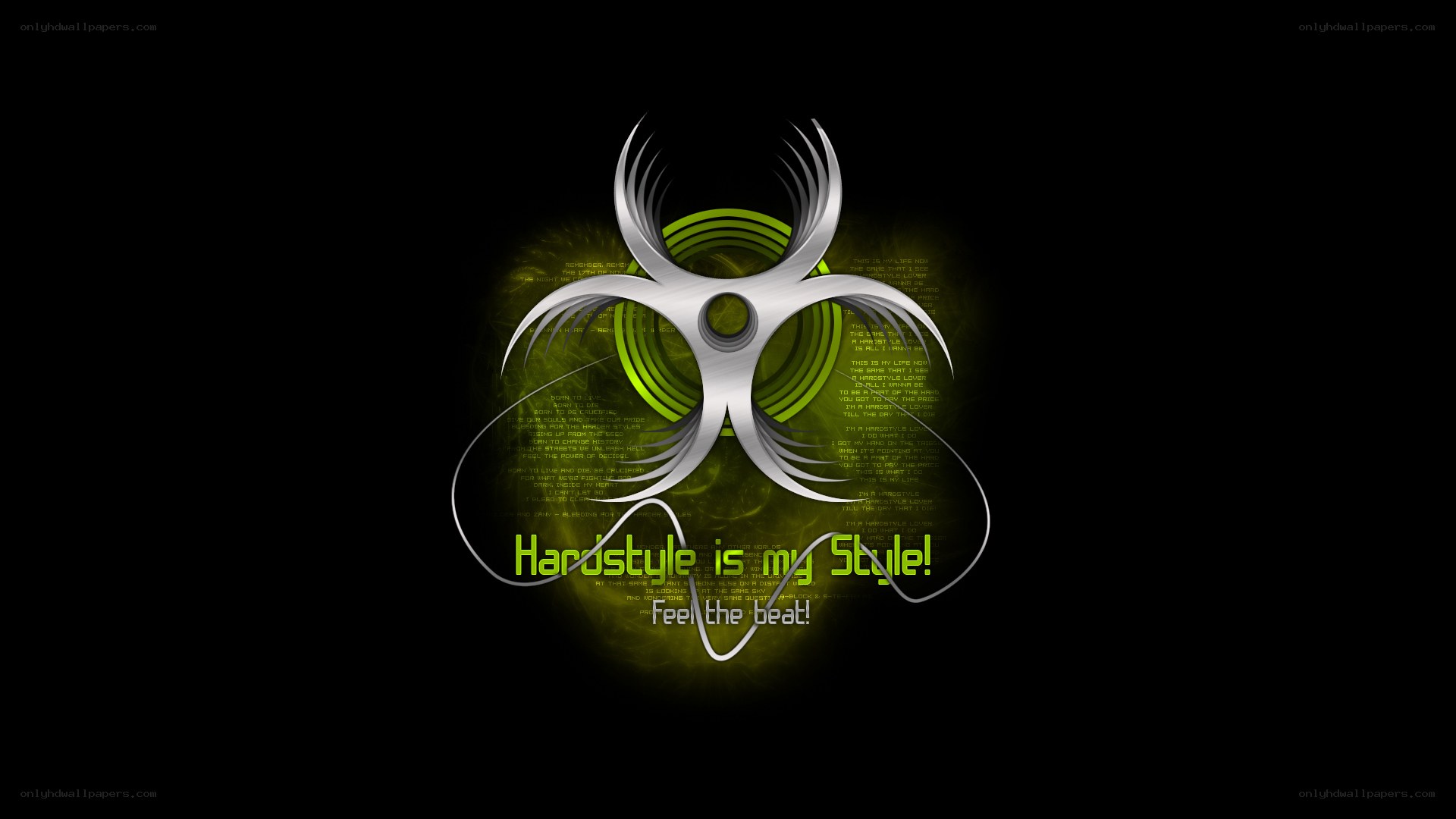 Hardstyle music graphic