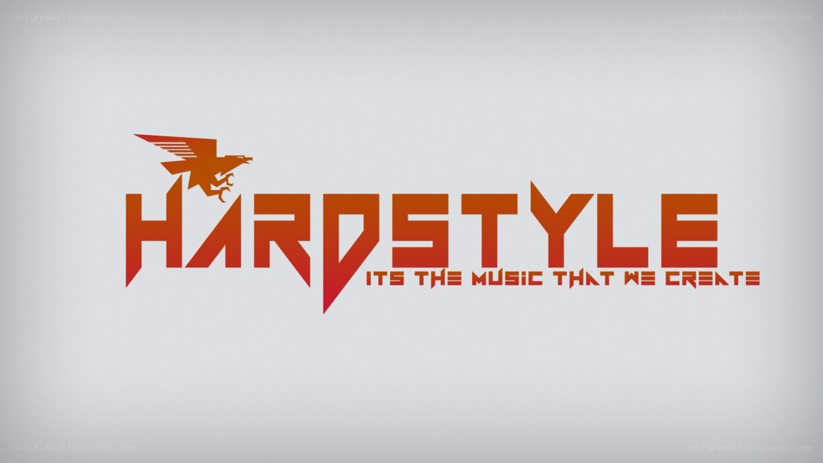 Hardstyle music logo