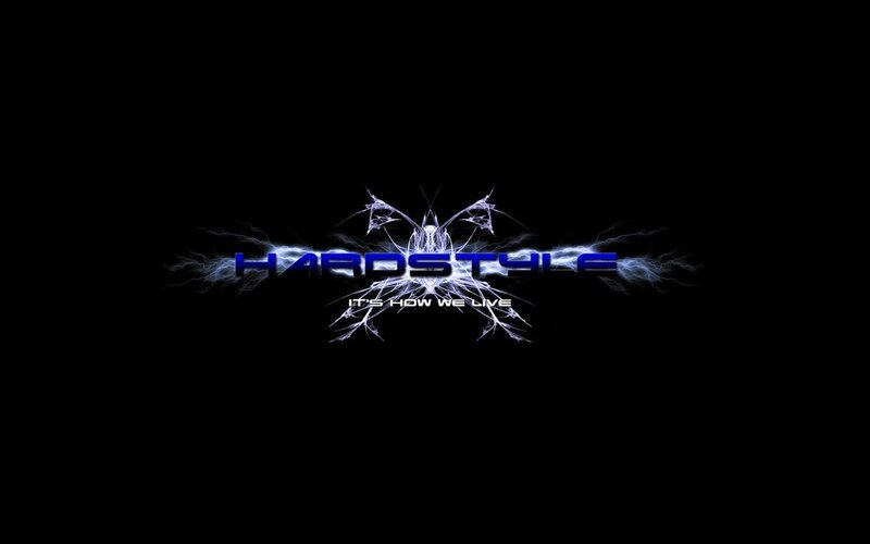 Hardstyle Music Logo — Black