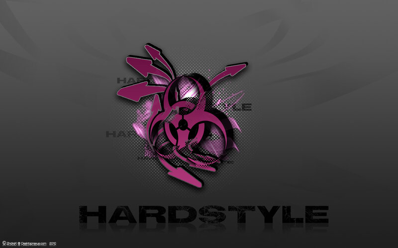 Hardstyle music logo wallpaper