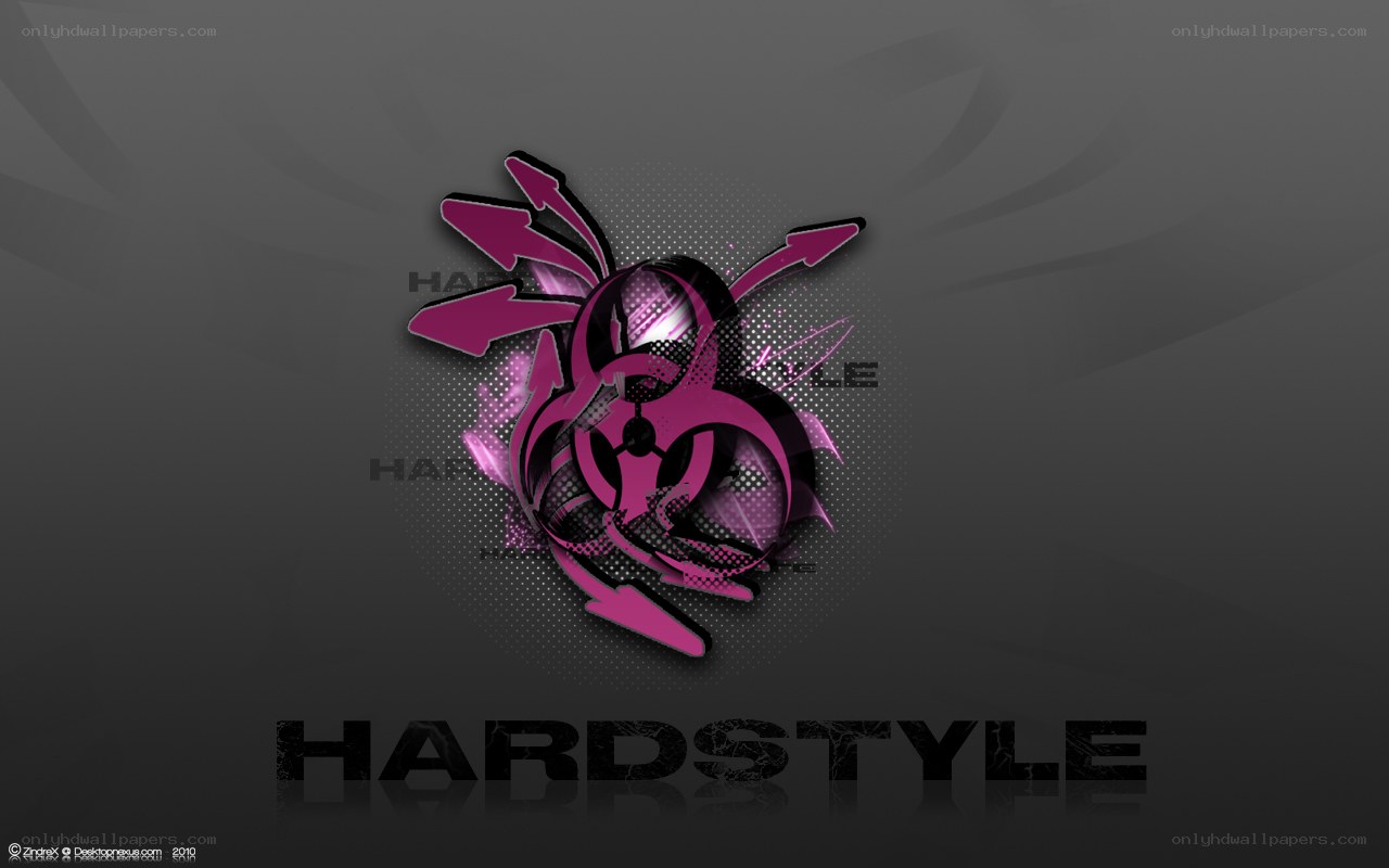 Hardstyle music logo wallpaper